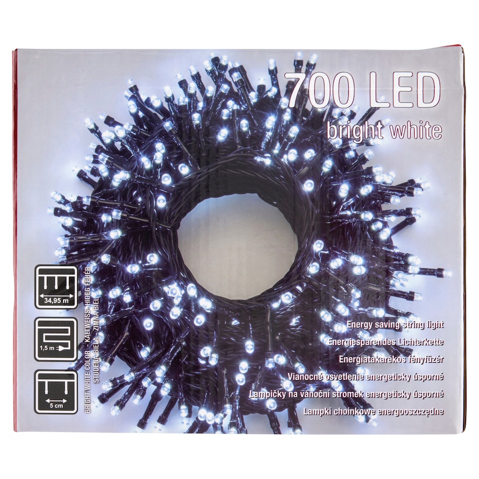 Snow Meister SM2441 fényes fehér fényfüzér 700 LED