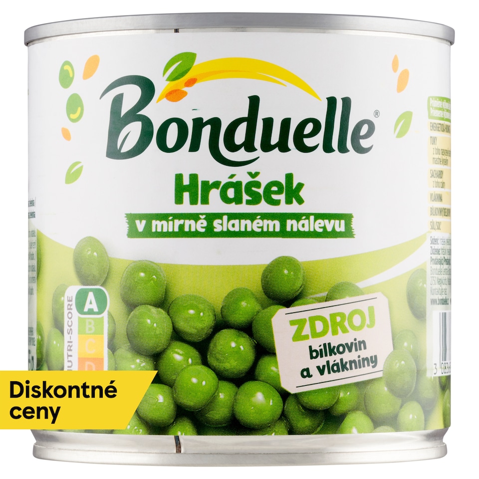 obrázok 1 z Bonduelle Hrášok v mierne slanom náleve 400 g