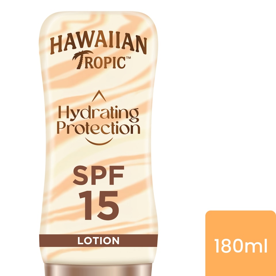 Hawaiian Tropic Hydrating Protection Sunscreen Lotion SPF 15 180ml