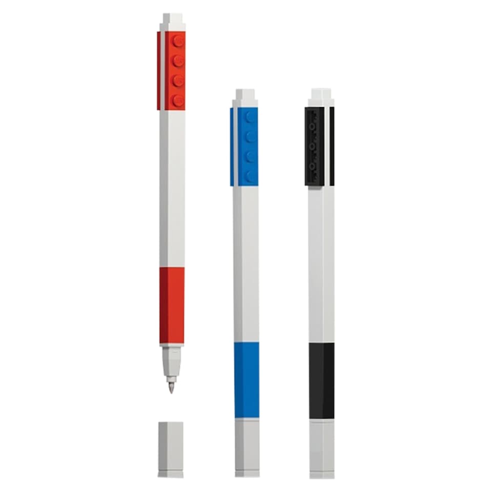 image 1 of Lego Gel Pens 3 pcs