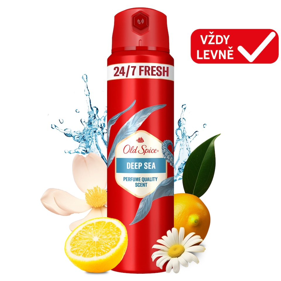image 1 of Old Spice Deep Sea Men’s Deodorant Body Spray 150ml