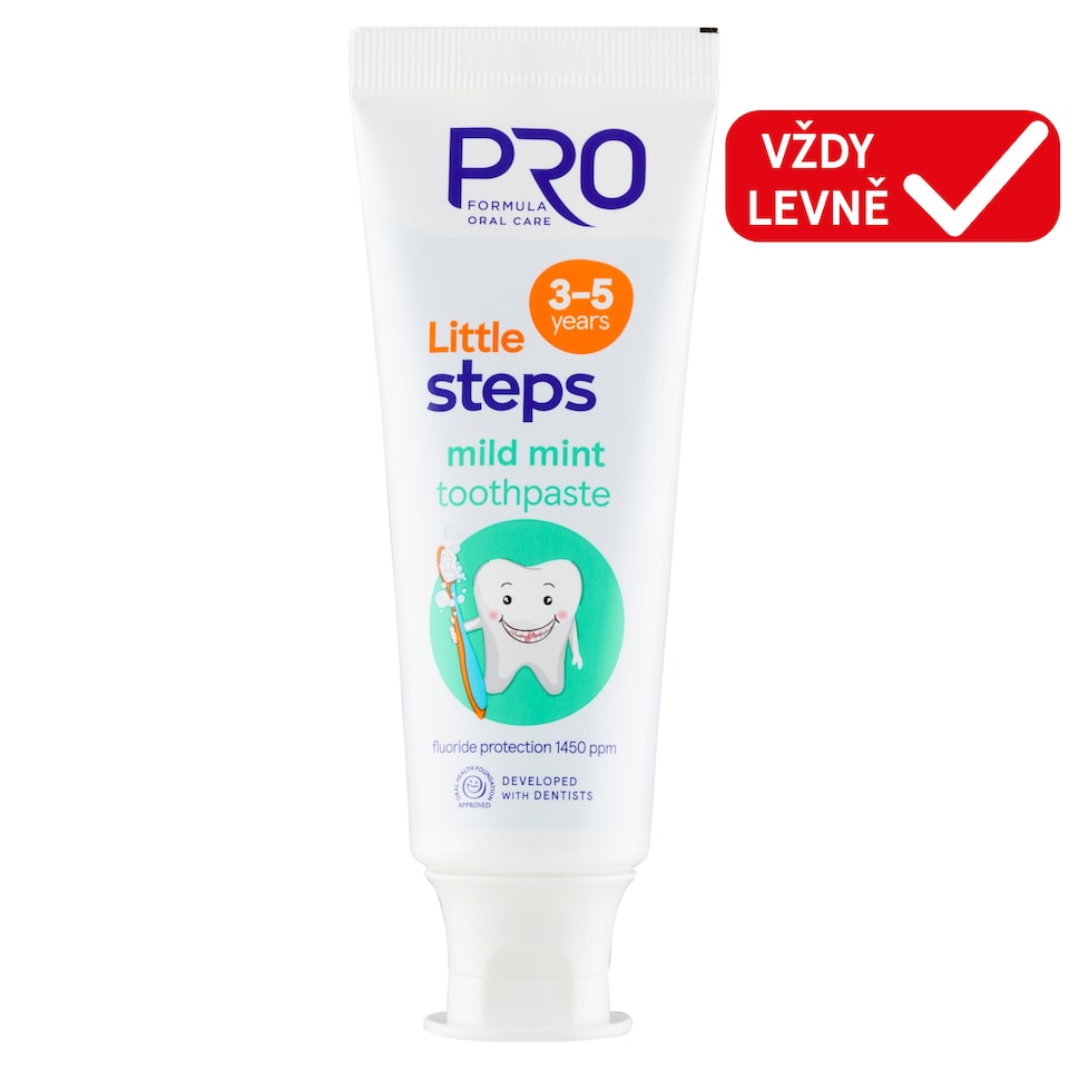 Pro Formula Little Steps Mild Mind zubní pasta pro děti od 3 do 5 let 75ml