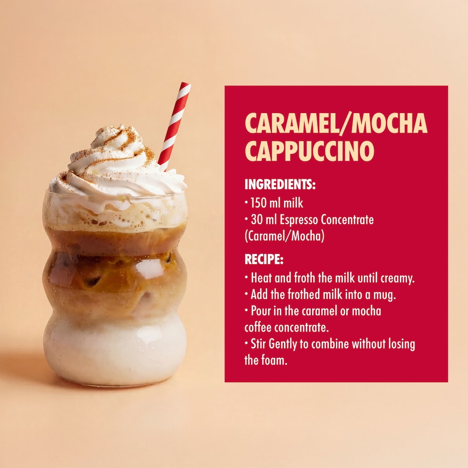 image 1 of KENCO ICED HOT ESPRESSO CONCENTRATE CARAMEL 485ML 