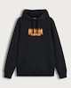 image 4 of Stranger Things Flame Print Hoodie in Black