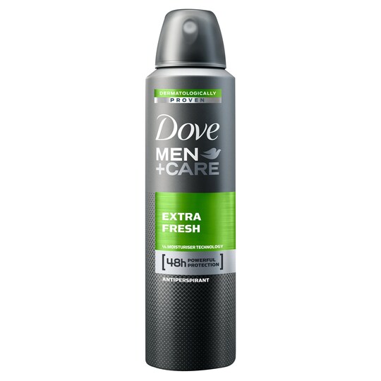 Dove Men+Care Extra Fresh Antiperspirant Deodorant 150Ml Tesco Groceries