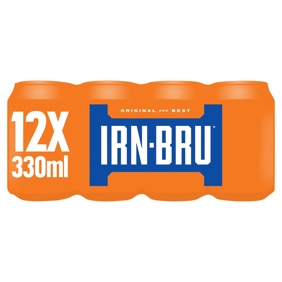 Irn-Bru Soft Drink Multipack Cans 12x330ml