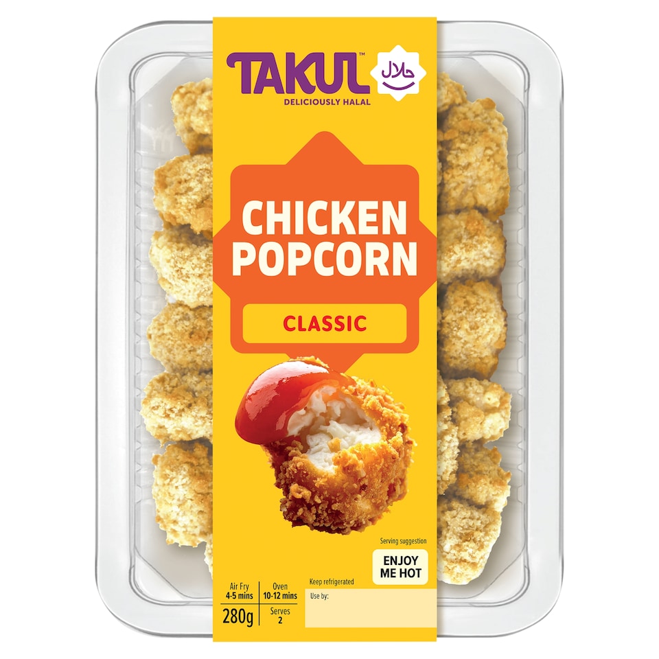 Takul Deliciously Halal Classic Chicken Popcorn 280g
