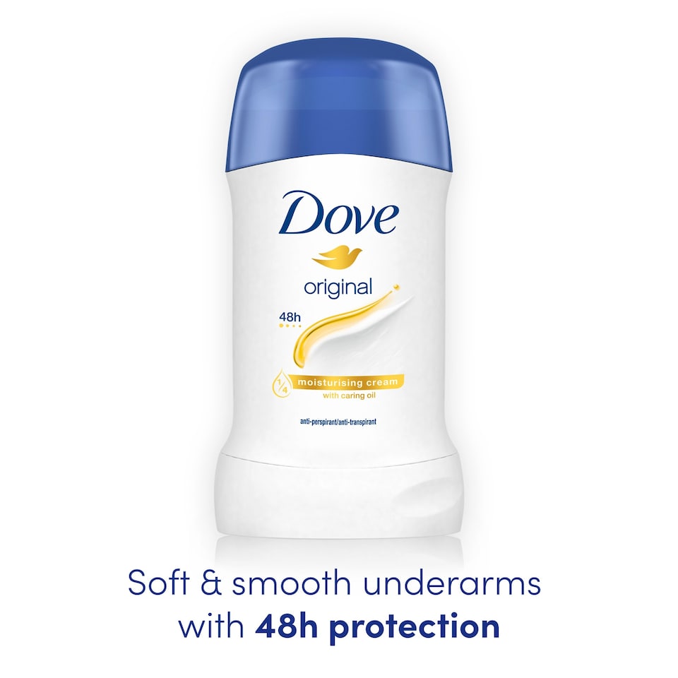image 1 of Dove Women Original 48h Antiperspirant Deodorant Stick 40ml