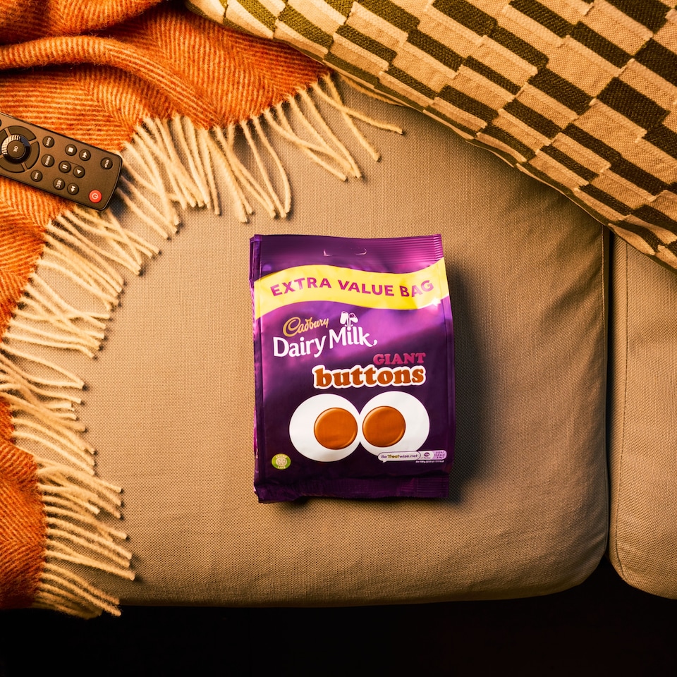 image 1 of Cadbury Dairy Milk Chocolate Giant Buttons Share Bag 330g