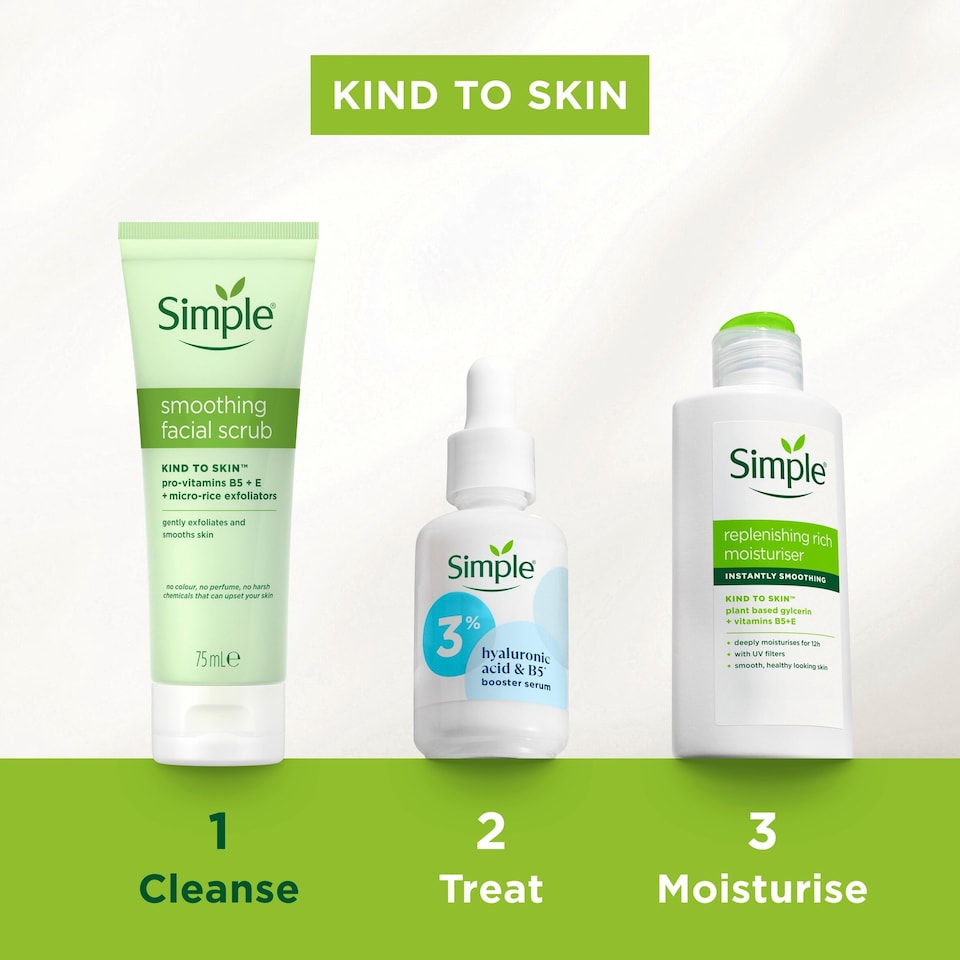 image 1 of Simple Kind To Skin Soothing Face Scrub 75Ml