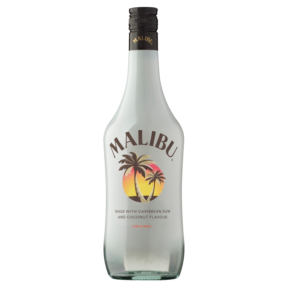 Malibu kókusz ízesítésű rum alapú likőr 21% 0,7 l  1. kép