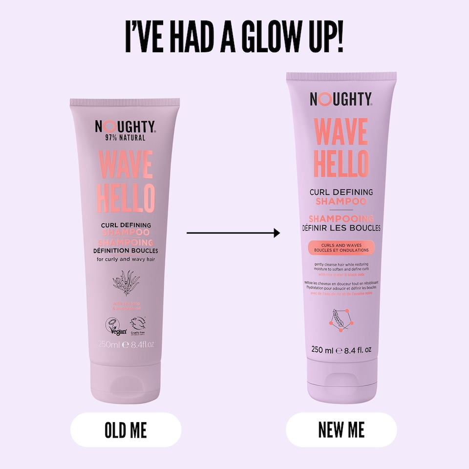 image 1 of Noughty Wave Curl Defining Shampoo 250Ml