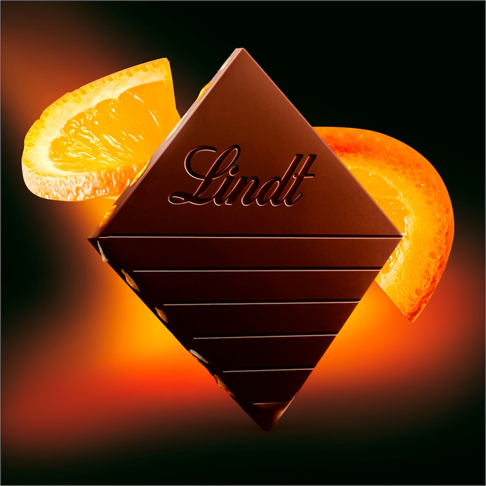 image 1 of Lindt Excellence Dark Chocolate Bar - Orange Intense 100g