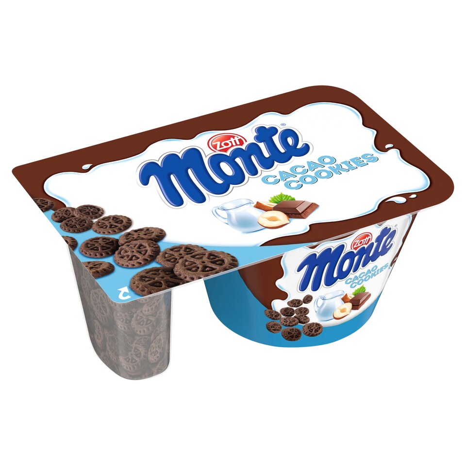 Obrázek 1 pro produkt Zott Monte Mléčný dezert čokoládový s lískovými oříšky 125g