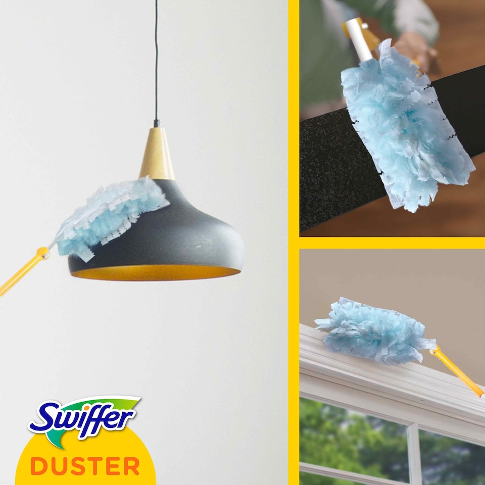 image 1 of Swiffer Trap & Lock Súprava XXL Prachovky (1 Rukoväť + 2 Náhradných Prachoviek)