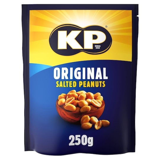 Kp Original Salted Peanuts 250G Tesco Groceries