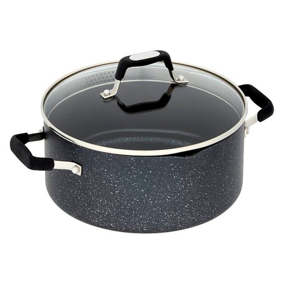 image 1 of Go Cook Aluminium Marble Stockpot 24Cm