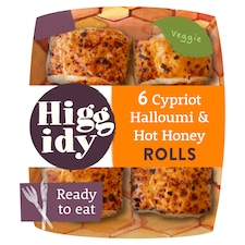 Higgidy Cypriot Halloumi & Hot Honey Rolls 160g