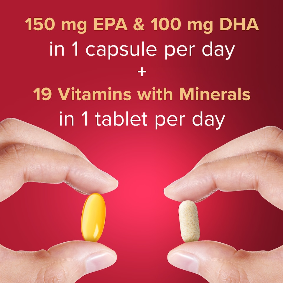 image 1 of Seven Seas Man Perfect7 Plus Omega 3 And Multi Vitamins 60 Pack