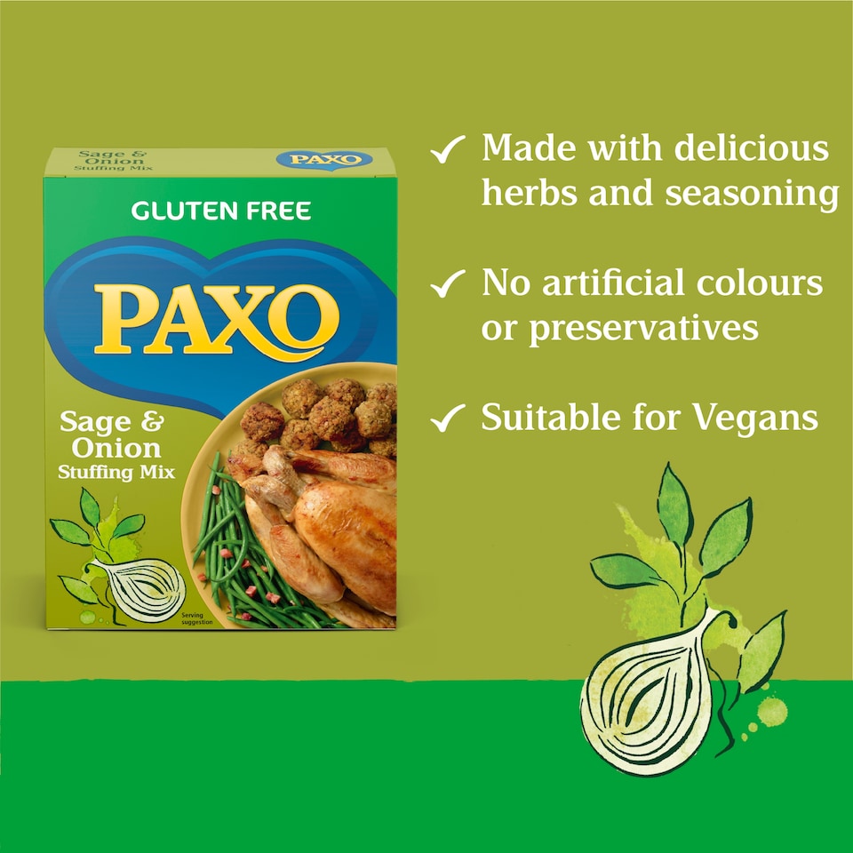 image 1 of Paxo Gluten Free Stuffing Mix - Sage & Onion 150g