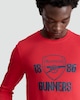 image 1 of Arsenal 2-Piece Top and Fleece Bottoms Pyjamas Set  in Red
