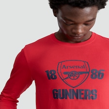 Arsenal 2-Piece Top and Fleece Bottoms Pyjamas Set  in Red