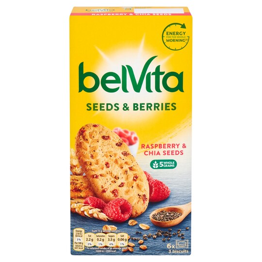 Belvita Raspberry Berry Chia Seeds 270G Tesco Groceries