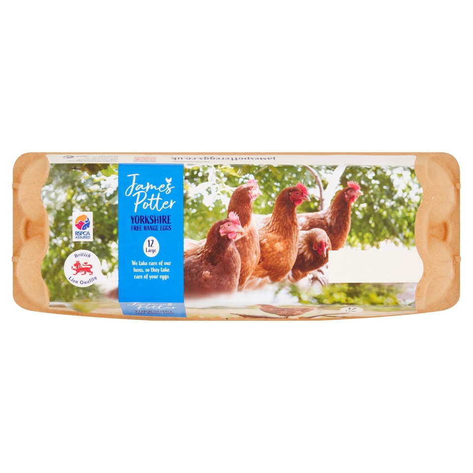 Yorkshire Large Free Range Eggs X12