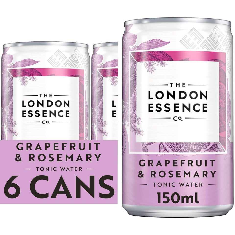 image 1 of London Essence Grapefruit & Rosemary Tonic 6X150ml
