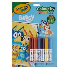 Crayola Bluey Colour by Numbers
