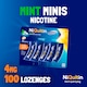 image 3 of NiQuitin Minis 4mg Nicotine Lozenges - Mint 100s