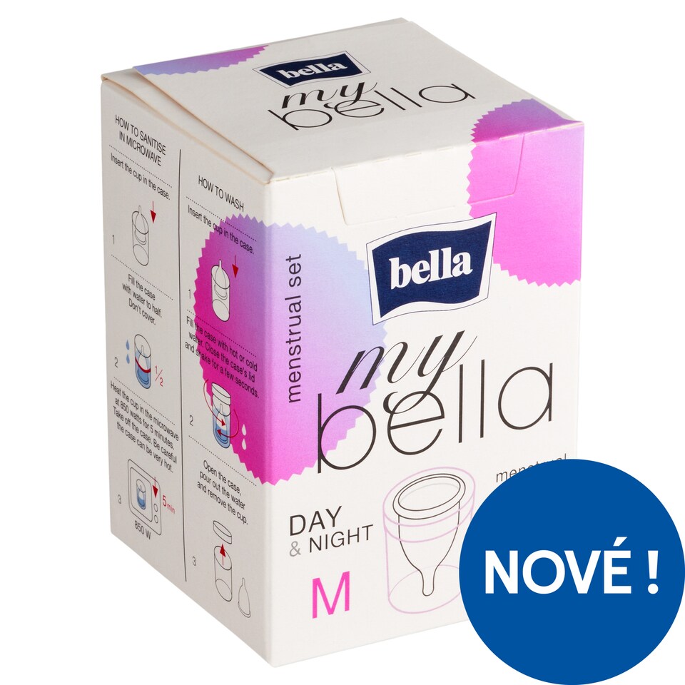 Obrázek 1 pro produkt Bella My Bella Menstruační kalíšek a krabička pro skladování a čištění M