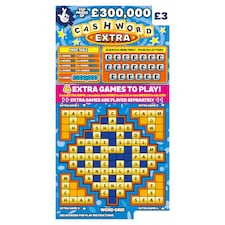 CASHWORD EXTRA SCRATCHCARD