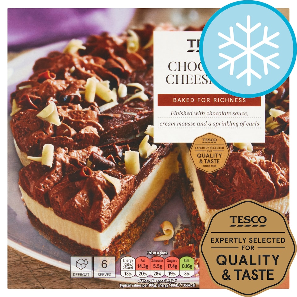 Tesco Chocolate Cheesecake 425G