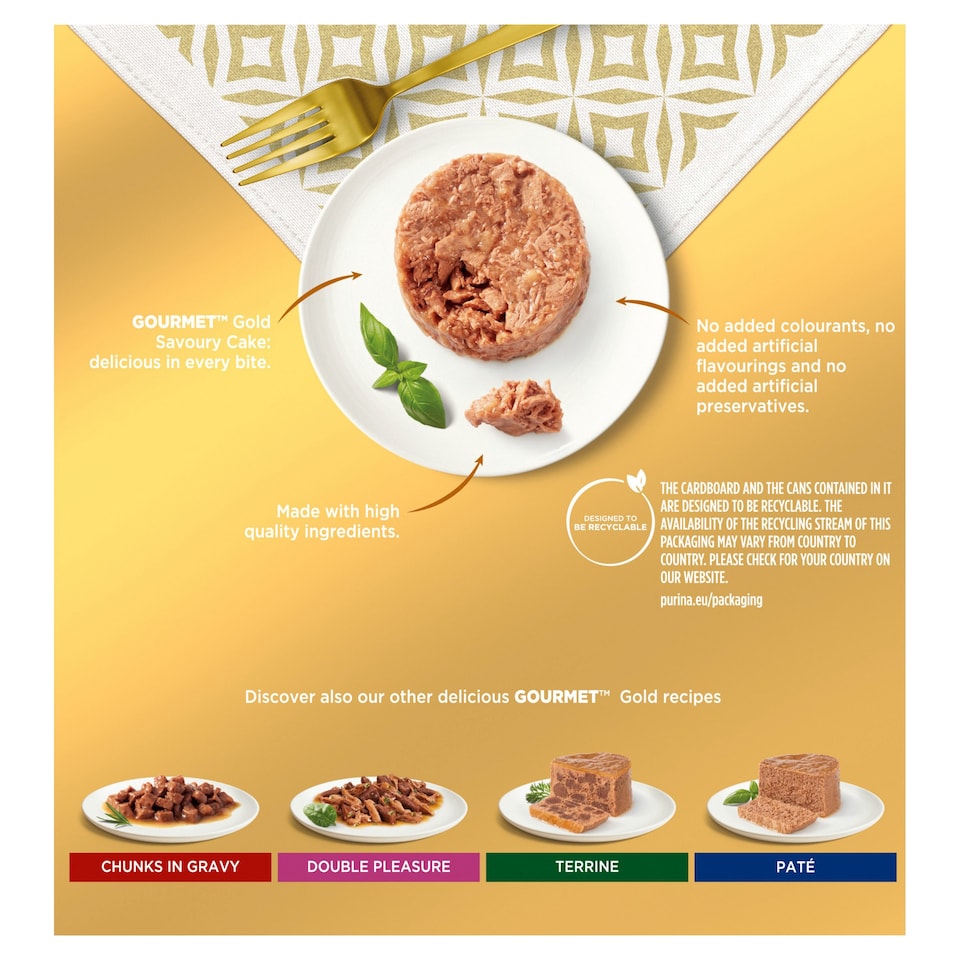 image 1 of Gourmet Gold Savoury Cake Mixed 8X85g