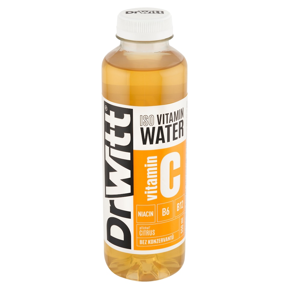 DrWitt Iso Vitamin Water nesýtený izotonický nápoj s citrusovou príchuťou 550 ml