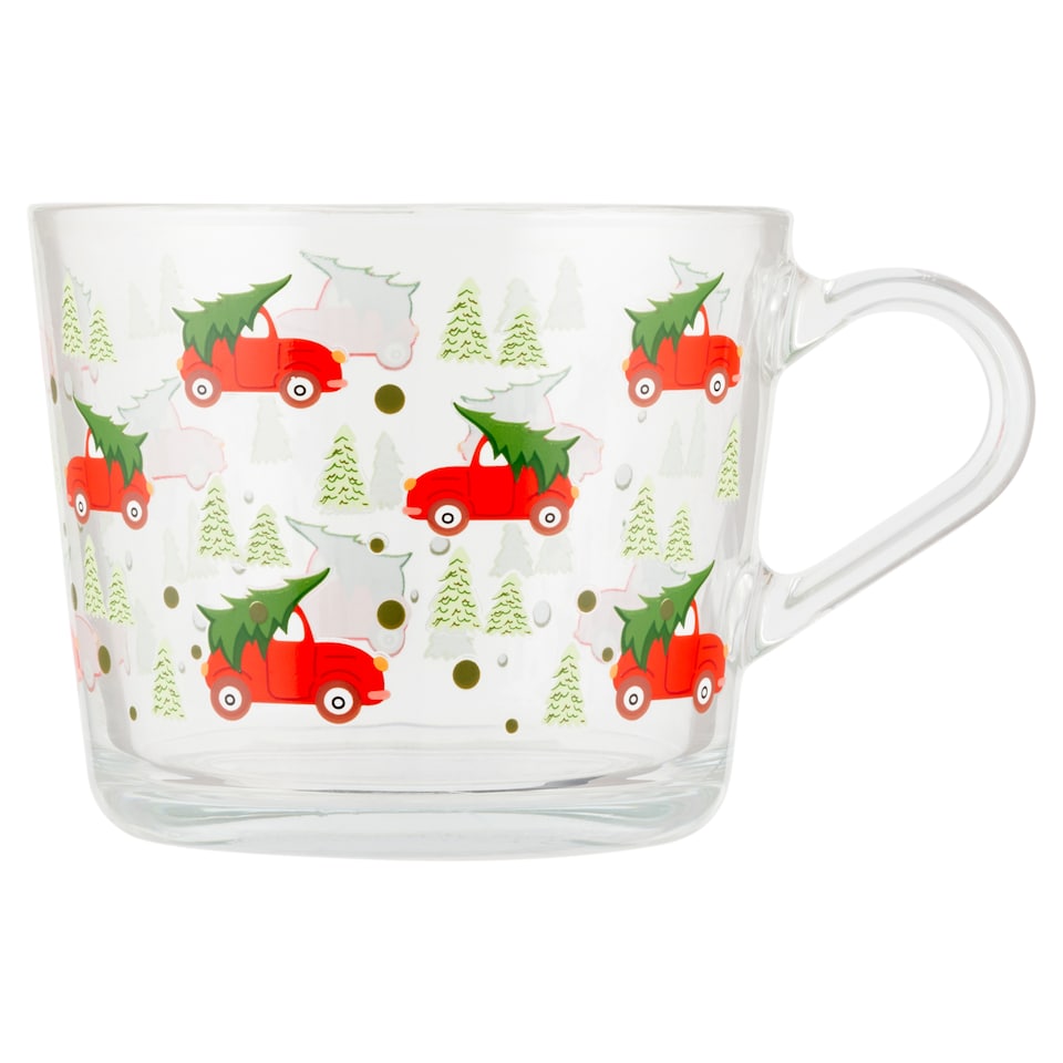 F&F Home X-Mas Car Glass Mug 400 ml