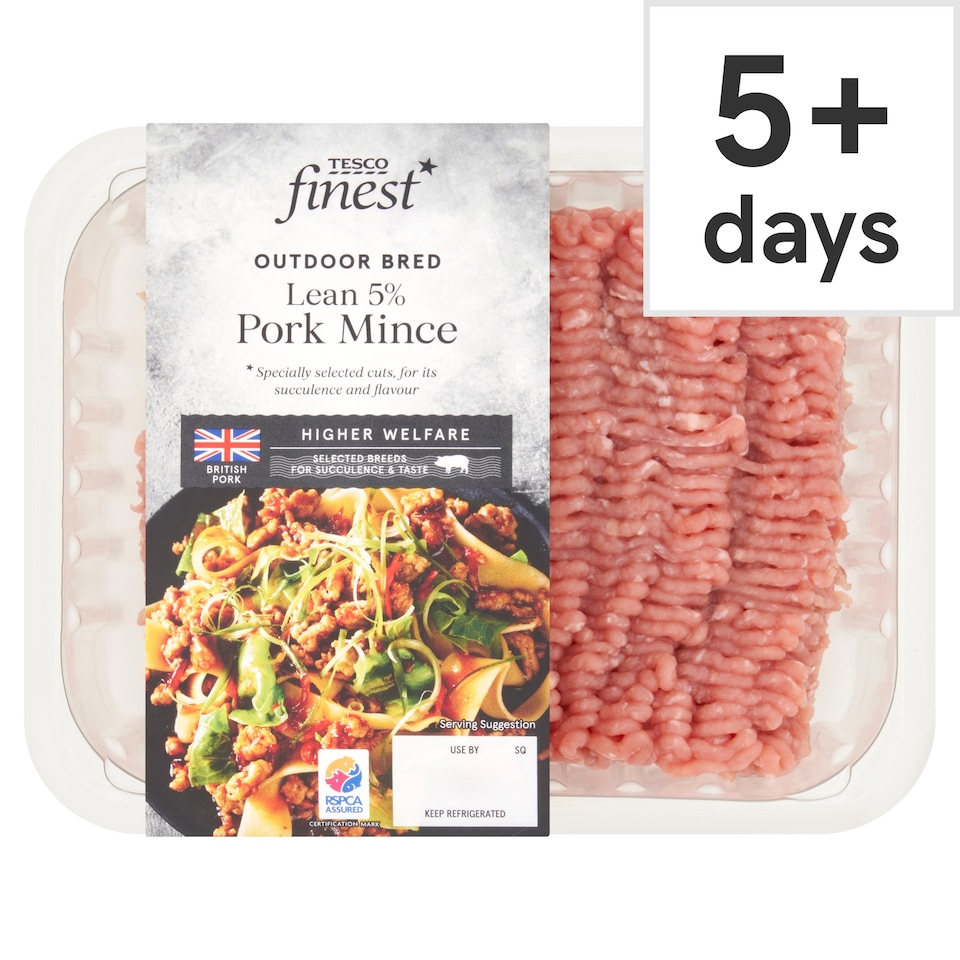 Tesco Finest 5% Pork Mince 500g