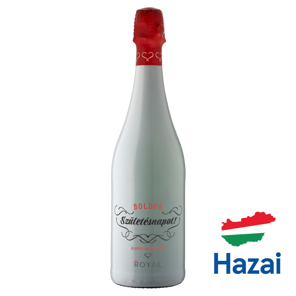 Royal Boldog Születésnapot! Muskotály édes fehér pezsgő 11% 750 ml