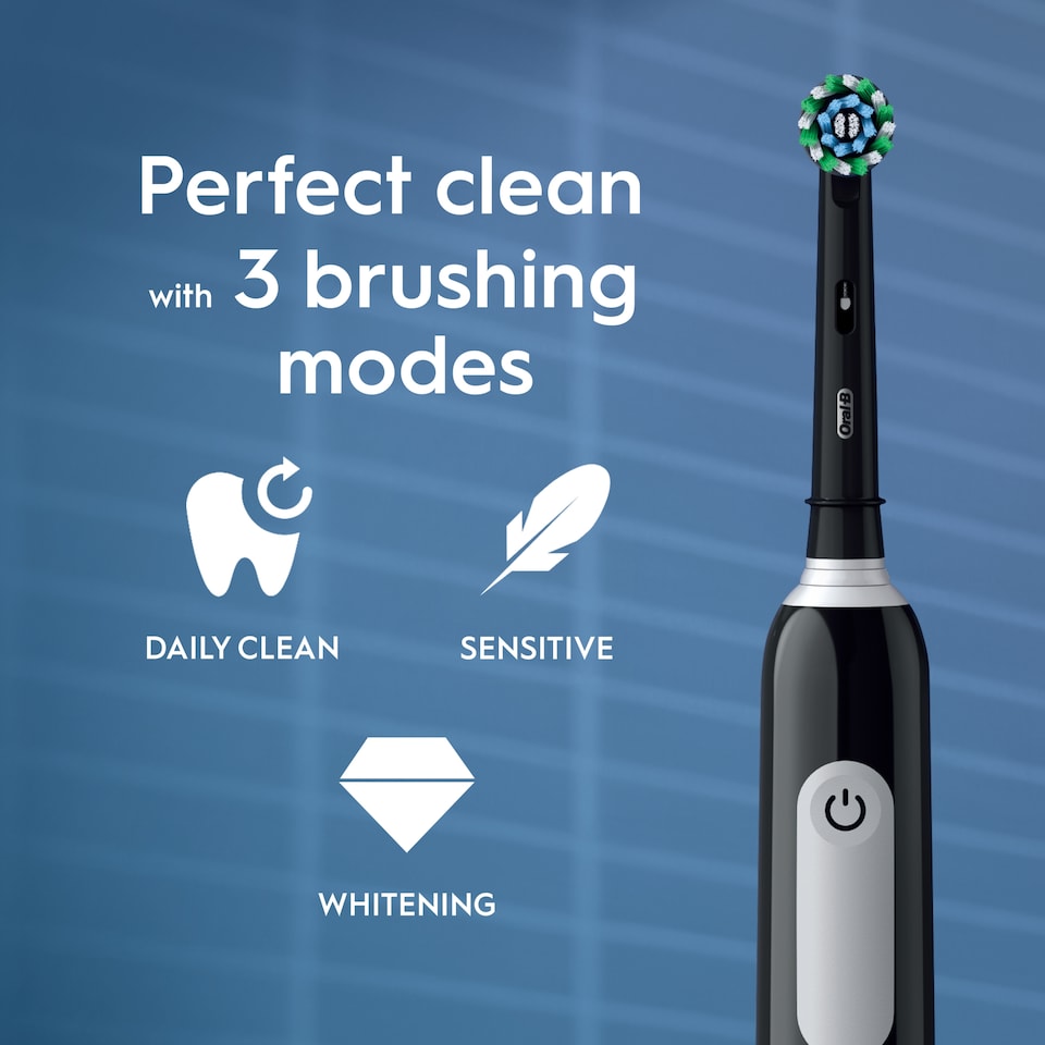 image 1 of Oral-B Pro 1 Electric Toothbrush & Case Black