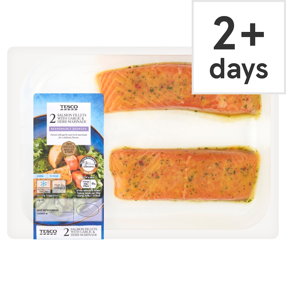 T.Slmn Fillets With Gar&Herb Marinade 220G
