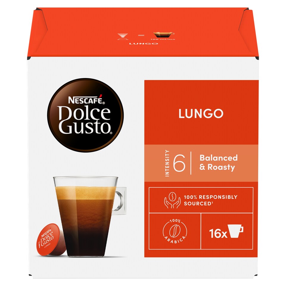 Obrázek 1 pro produkt NESCAFÉ Dolce Gusto Lungo - kávové kapsle - 16 ks