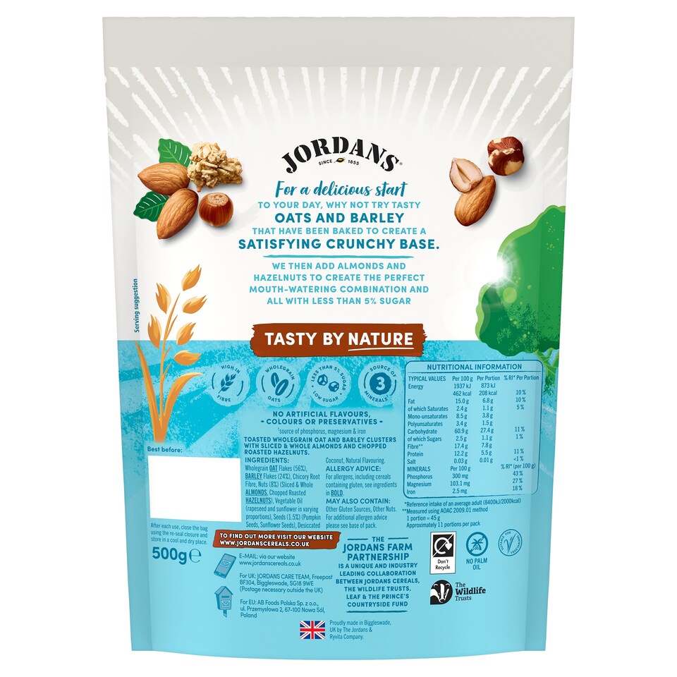image 1 of Jordans Low Sugar Granola Nut 500G
