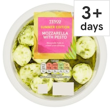 Tesco Mozzarella With Pesto 125G
