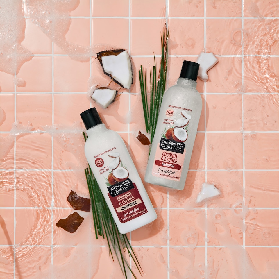 image 1 of Alberto Balsam Coconut & Lychee Shampoo 300Ml