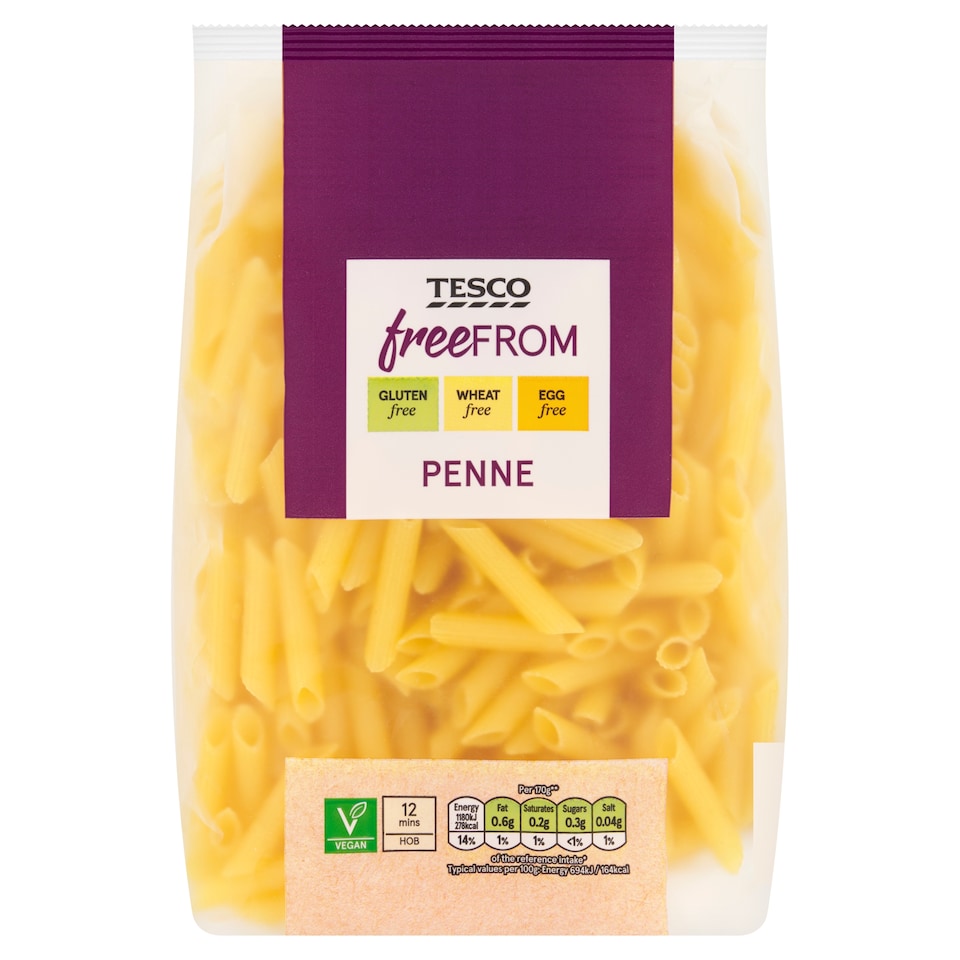Tesco Free From Penne Pasta 500G
