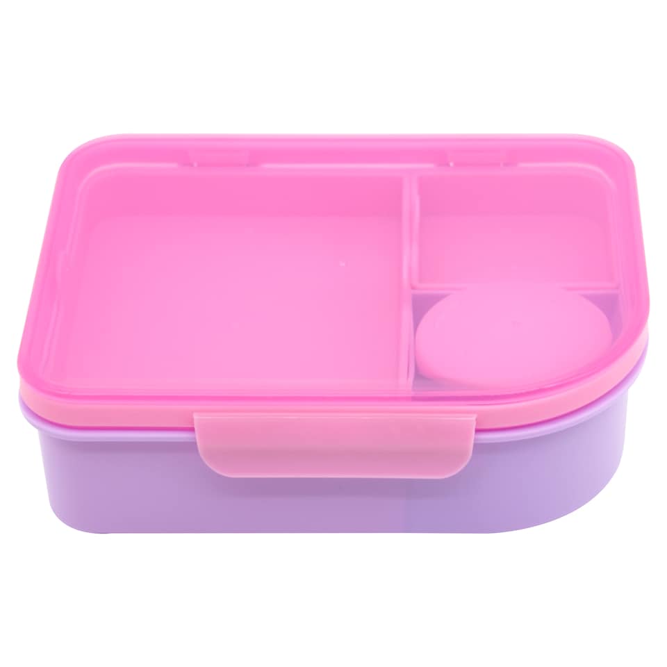 Tesco Pink and Lilac Bento Lunch Box 1.5L