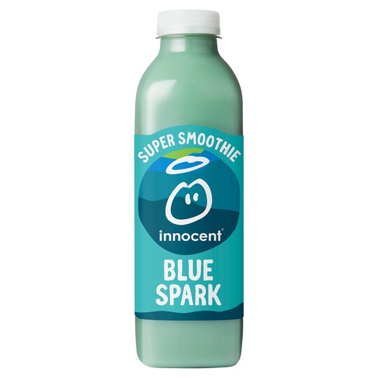 Innocent Blue Spark Super Smoothie 750Ml Tesco Groceries