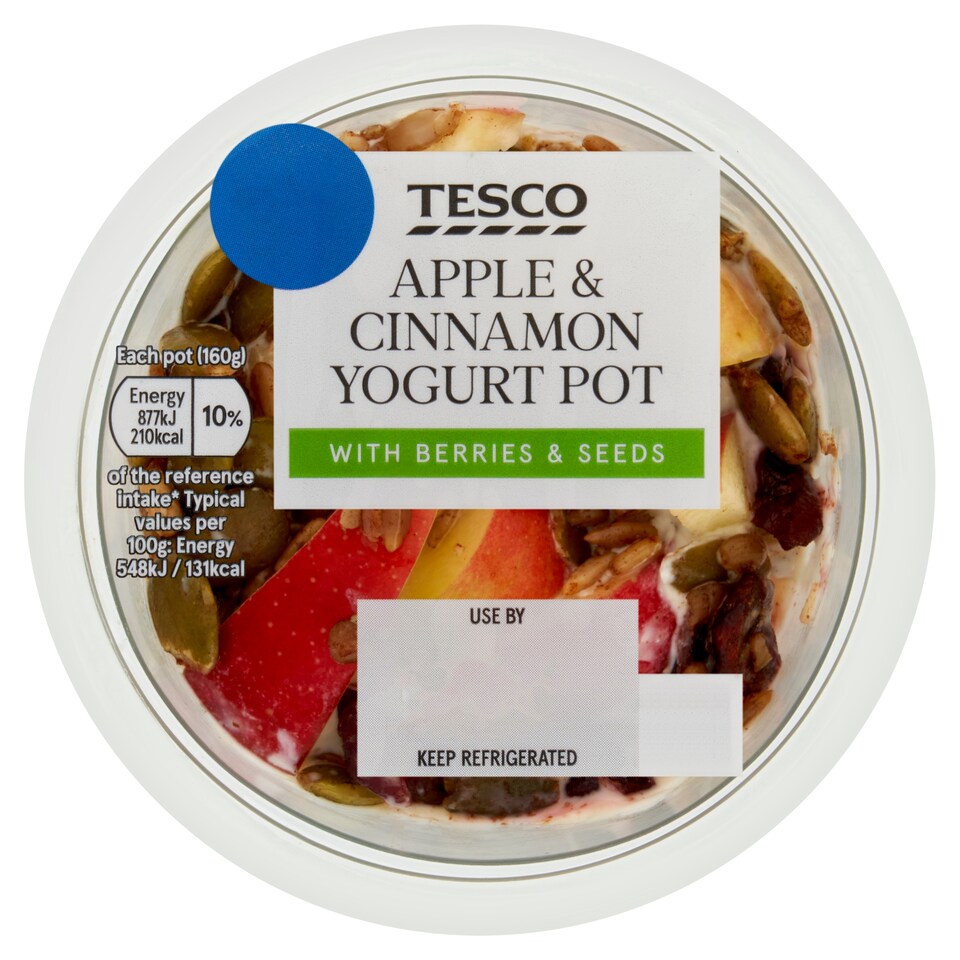 Tesco Apple & Cinnamon Yogurt Pot 160g
