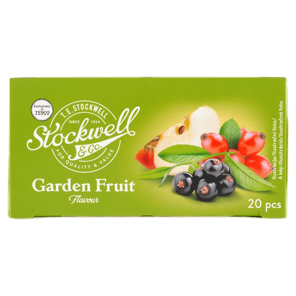 Stockwell & Co. Garden Fruit Flavour Fruit Tea 20 Tea Bags 40 g